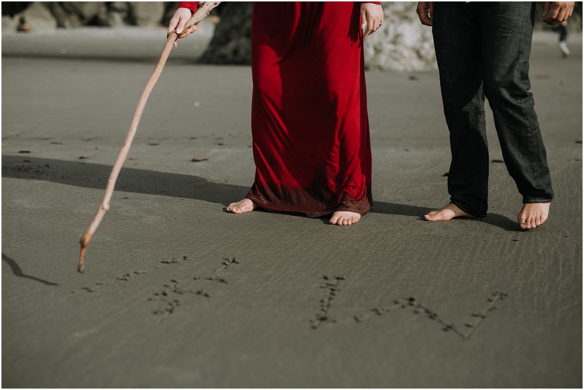 Ruby beach, olympic peninsula, elopement, kim butler