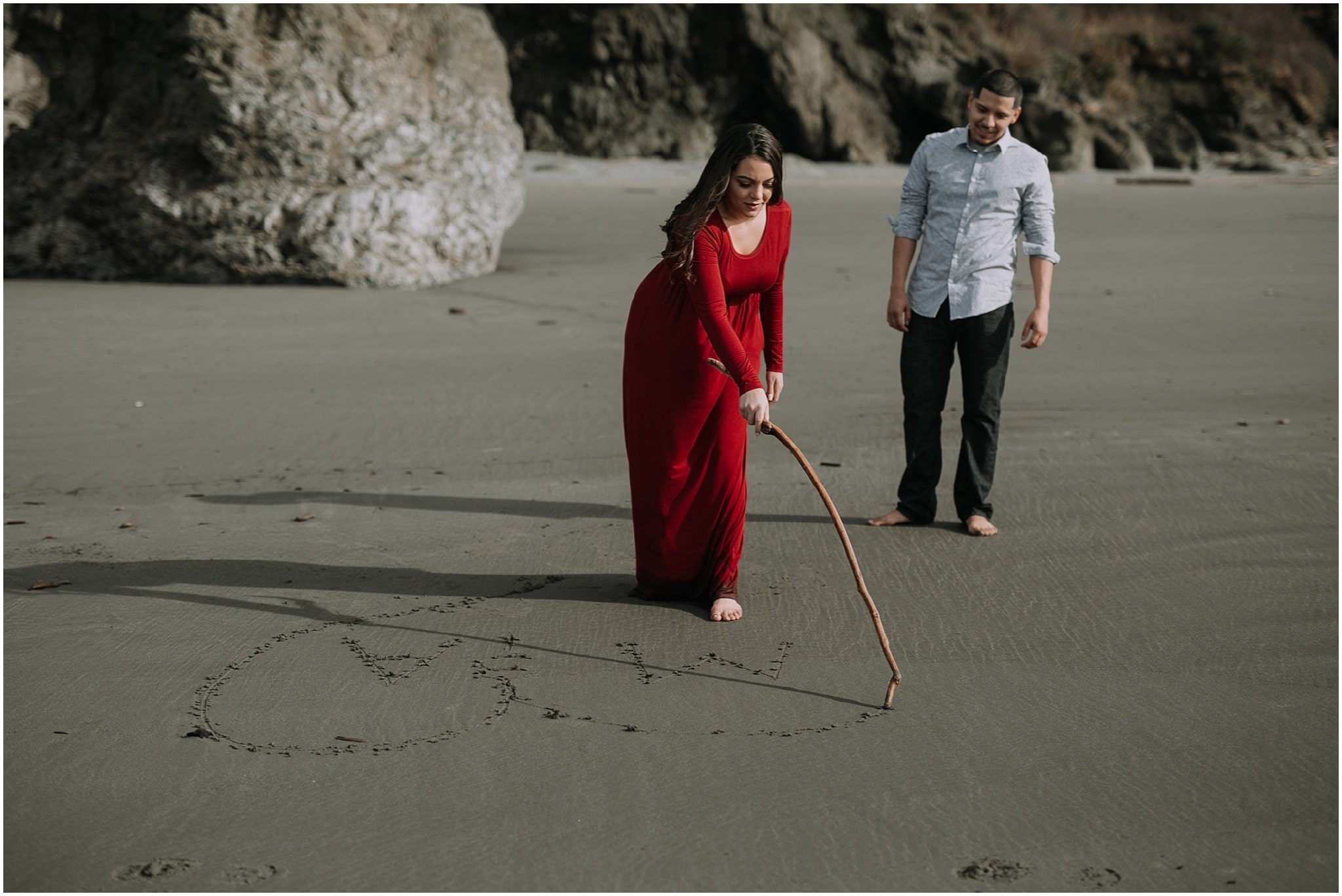 Ruby beach, olympic peninsula, elopement, kim butler