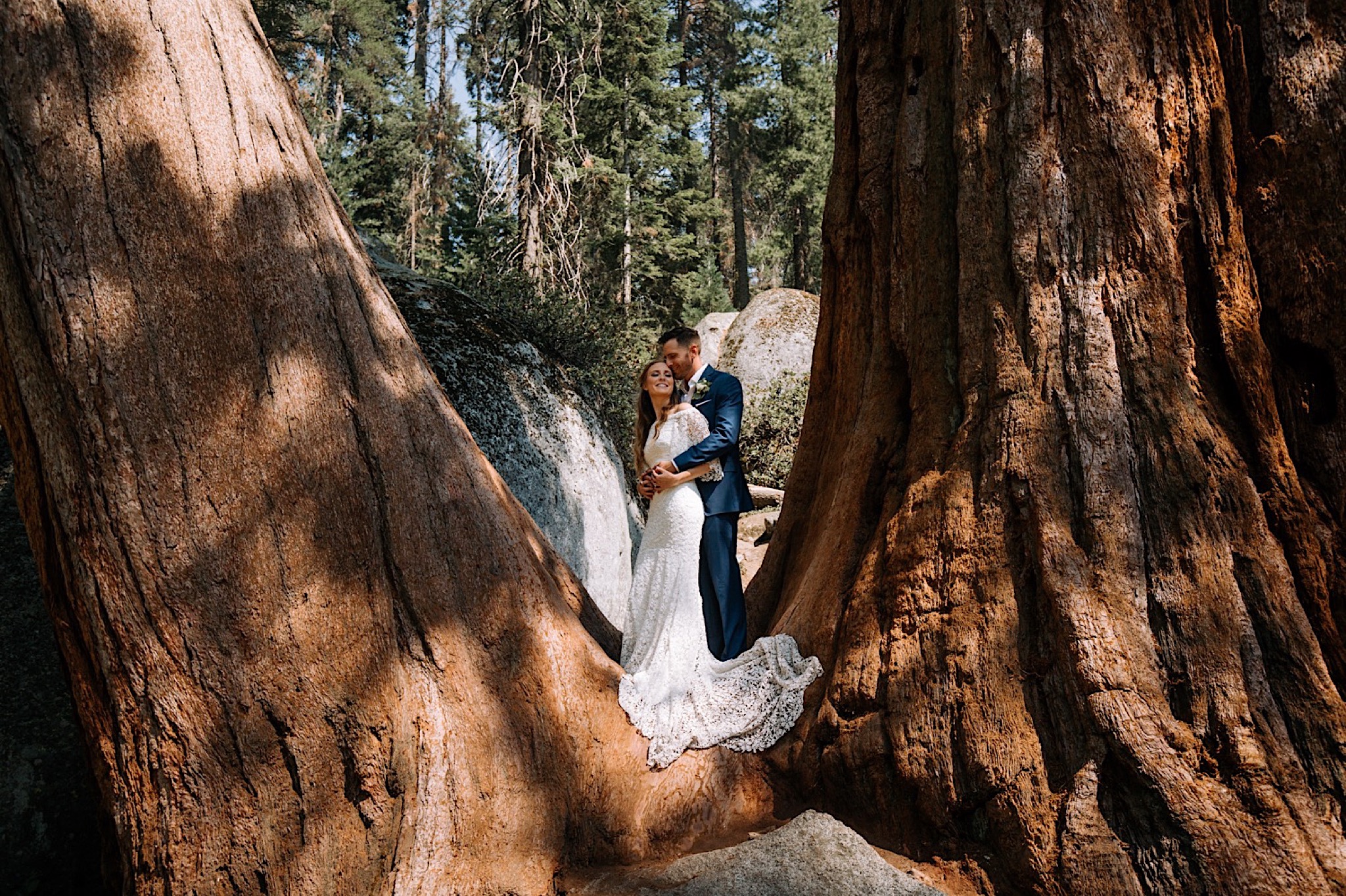 A Sequoia National Park Elopement with Pizza